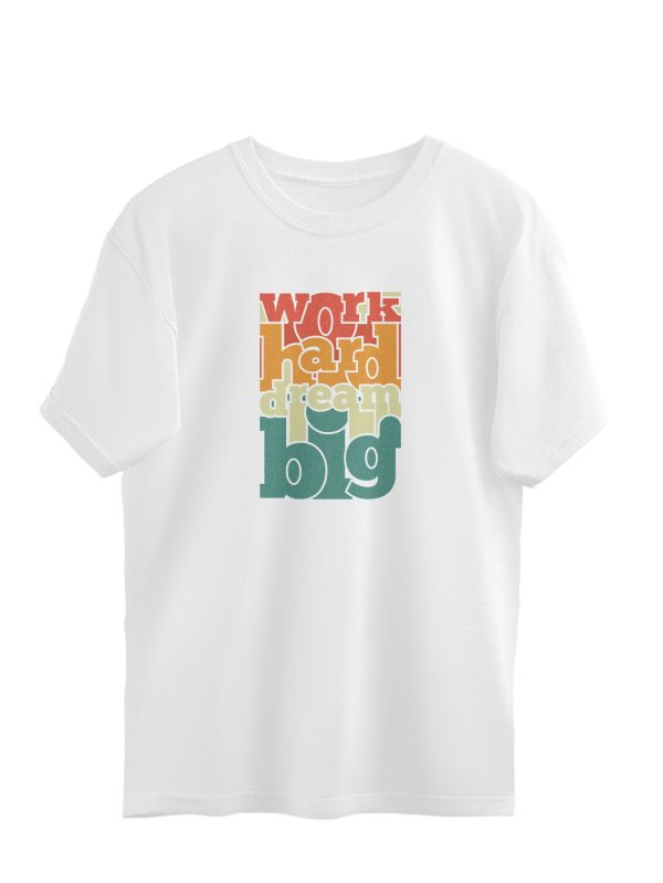 Work Hard Oversized Tshirt